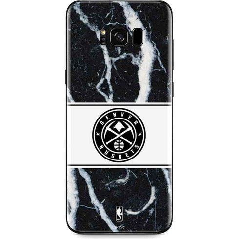 NBA Denver Nuggets Marble Galaxy S8 Skin