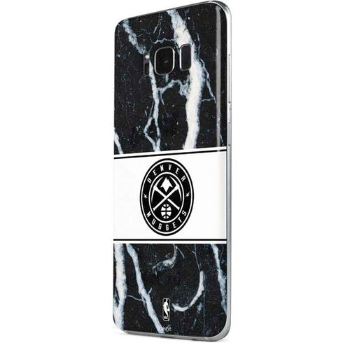NBA Denver Nuggets Marble Galaxy S8 Skin