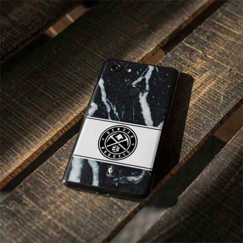 NBA Denver Nuggets Marble Google Pixel 3 Skin