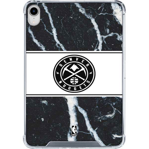 NBA Denver Nuggets Marble iPad 11th Gen (2025) Clear Case
