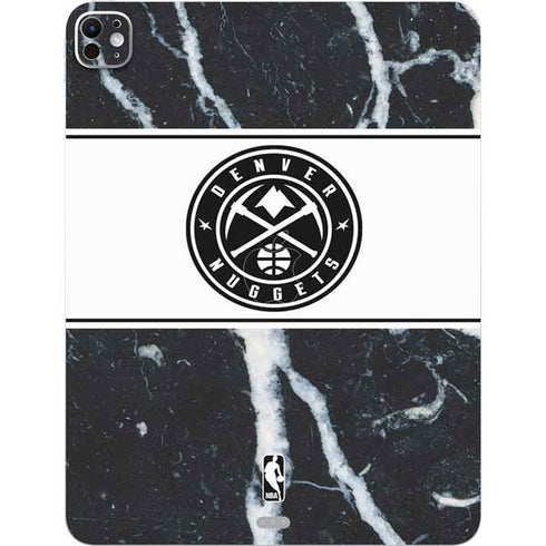 NBA Denver Nuggets Marble iPad Pro 13in M4 (2024) Skin