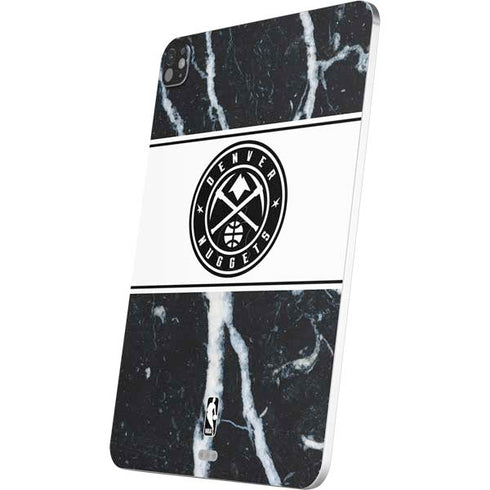 NBA Denver Nuggets Marble iPad Pro 13in M4 (2024) Skin