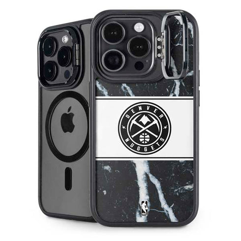 NBA Denver Nuggets Marble iPhone 13 Pro Kickstand Case