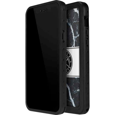 NBA Denver Nuggets Marble iPhone 15 Pro Waterproof Case