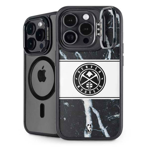NBA Denver Nuggets Marble iPhone 16 Pro Kickstand Case