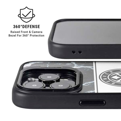 NBA Denver Nuggets Marble iPhone 16 Pro Kickstand Case