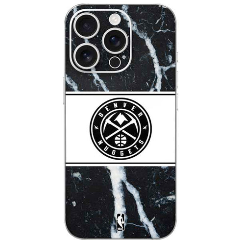 NBA Denver Nuggets Marble iPhone 16 Pro Skin