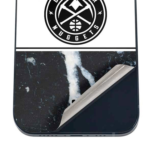 NBA Denver Nuggets Marble iPhone 16 Skin