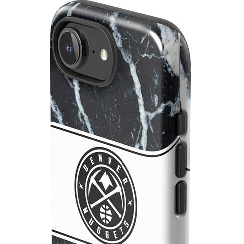 NBA Denver Nuggets Marble iPhone 16e Impact Case