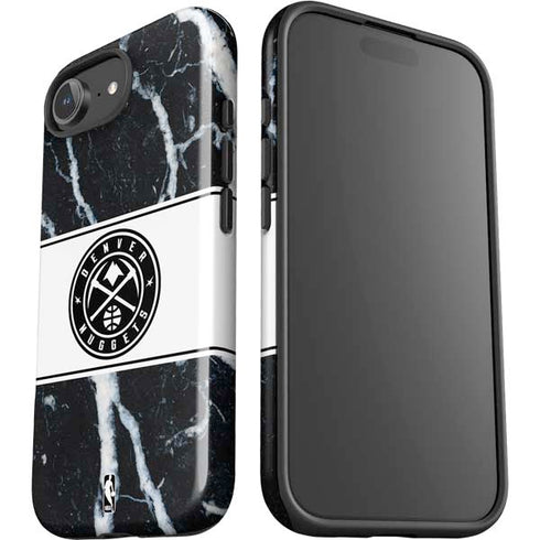 NBA Denver Nuggets Marble iPhone 16e Impact Case