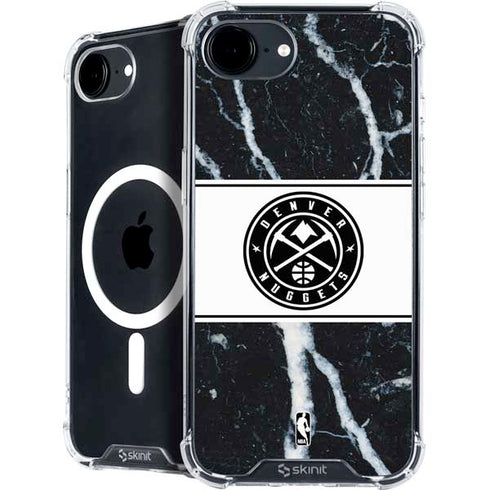 NBA Denver Nuggets Marble iPhone 16e MagSafe Case