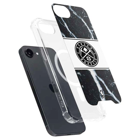 NBA Denver Nuggets Marble iPhone 16e MagSafe Case