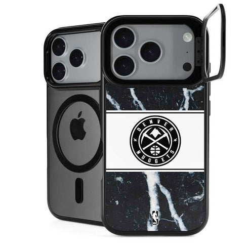 NBA Denver Nuggets Marble iPhone 18 Pro Kickstand Case