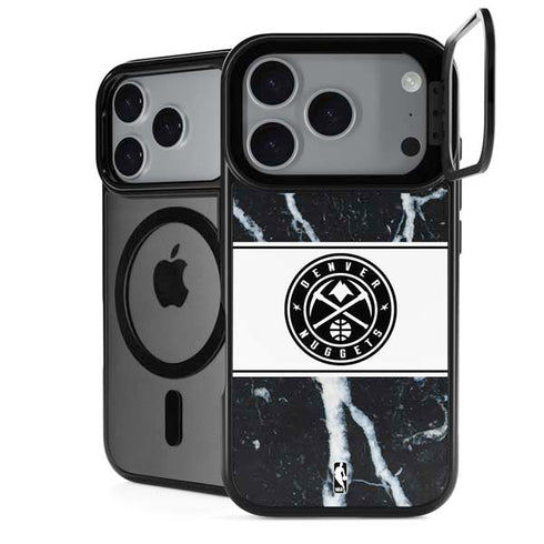 NBA Denver Nuggets Marble iPhone 18 Pro Max Kickstand Case