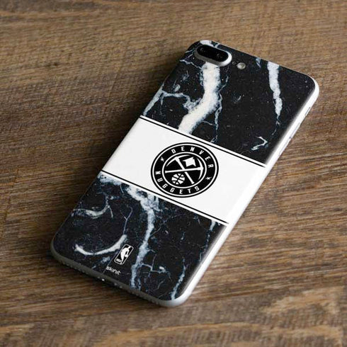 NBA Denver Nuggets Marble iPhone 7 Plus Skin