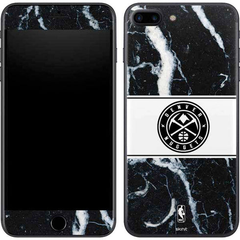 NBA Denver Nuggets Marble iPhone 8 Plus Skin
