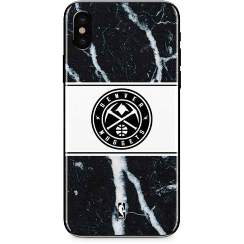 NBA Denver Nuggets Marble iPhone XS Max Skin