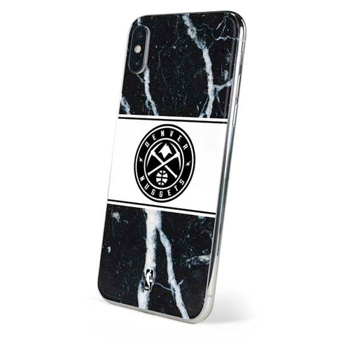 NBA Denver Nuggets Marble iPhone XS Max Skin