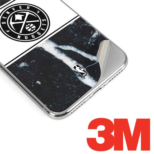 NBA Denver Nuggets Marble iPhone XS Max Skin