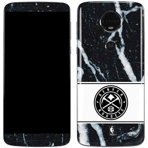 NBA Denver Nuggets Marble Moto E5 Plus Skin