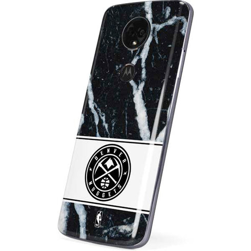 NBA Denver Nuggets Marble Moto E5 Plus Skin