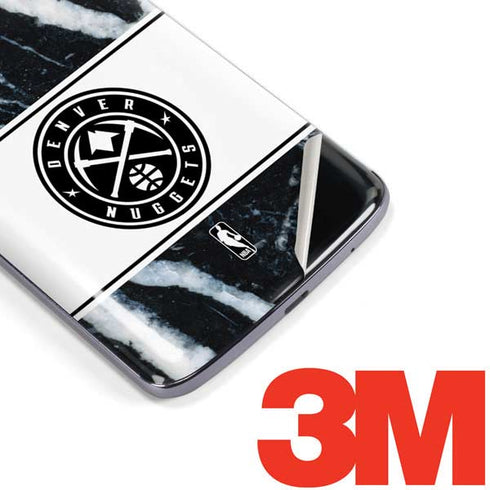 NBA Denver Nuggets Marble Moto E5 Plus Skin
