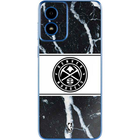 NBA Denver Nuggets Marble Moto G Play 4G (2024) Skin