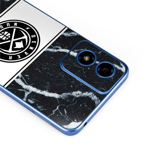 NBA Denver Nuggets Marble Moto G Play 4G (2024) Skin