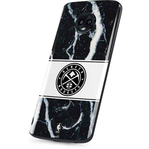 NBA Denver Nuggets Marble Moto G6 Skin