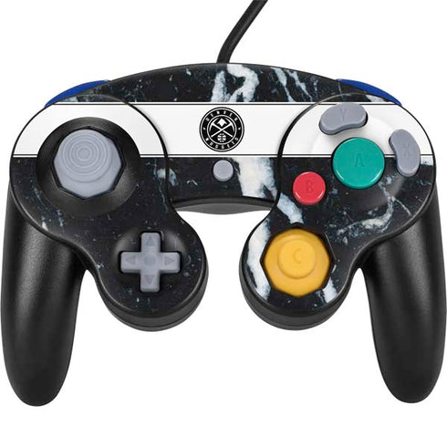 NBA Denver Nuggets Marble Nintendo GameCube Controller Skin
