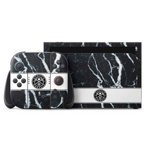 NBA Denver Nuggets Marble Nintendo Switch 2 (2025) with Joy-Con Skin
