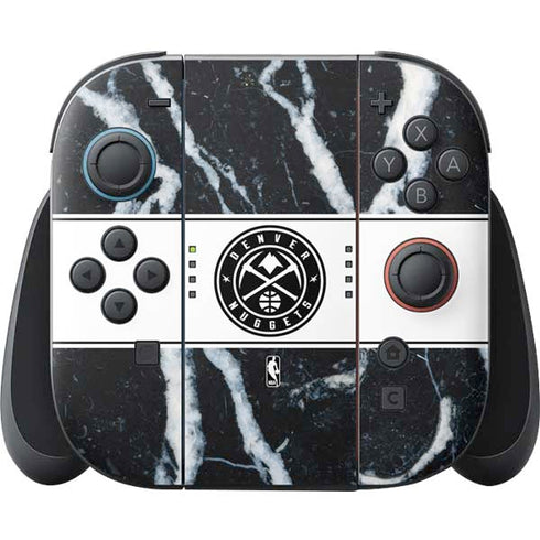 NBA Denver Nuggets Marble Nintendo Switch 2 (2025) Joy-Con Controller Skin