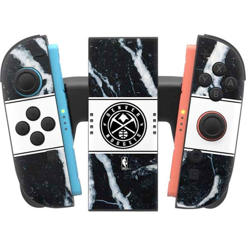 NBA Denver Nuggets Marble Nintendo Switch 2 (2025) Joy-Con Controller Skin