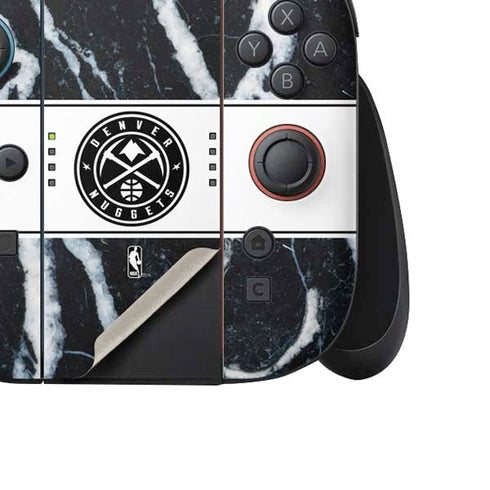 NBA Denver Nuggets Marble Nintendo Switch 2 (2025) Joy-Con Controller Skin