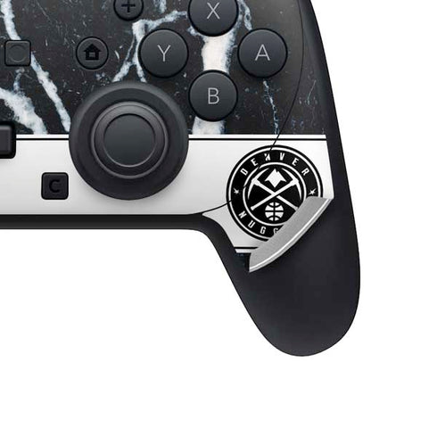 NBA Denver Nuggets Marble Nintendo Switch 2 (2025) Pro Controller Skin