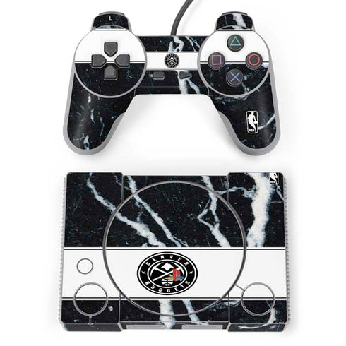 NBA Denver Nuggets Marble PlayStation Classic Bundle Skin