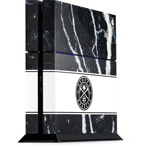 NBA Denver Nuggets Marble PS4 Console Skin