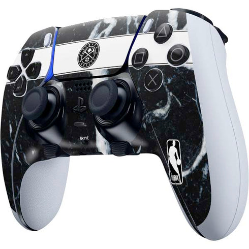 NBA Denver Nuggets Marble PS5 DualSense Edge Pro Controller Skin