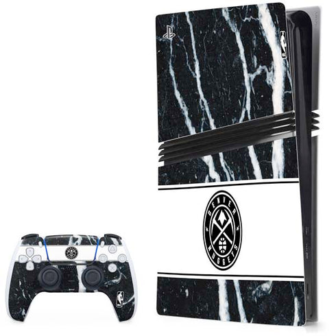 NBA Denver Nuggets Marble PlayStation PS5 Skins