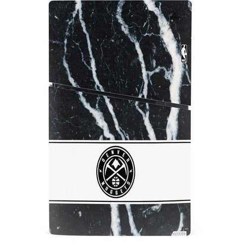 NBA Denver Nuggets Marble PS5 Slim Digital Edition Console Skin