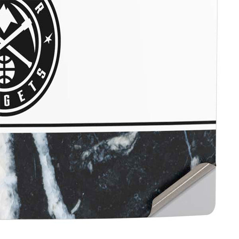NBA Denver Nuggets Marble PS5 Slim Digital Edition Console Skin
