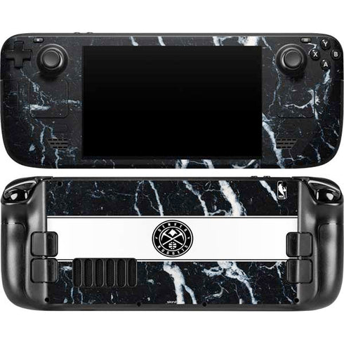 NBA Denver Nuggets Marble Steam Deck Handheld Gaming Computer OLED Skin
