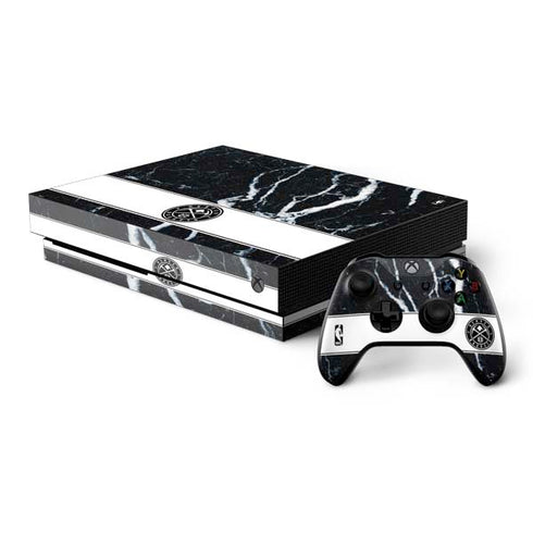 NBA Denver Nuggets Marble Xbox One X Bundle Skin