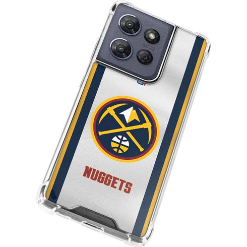 NBA Denver Nuggets Moto G 5G (2025) Clear Case