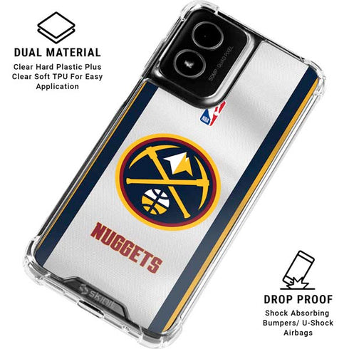 NBA Denver Nuggets Moto G Power 5G (2024) Clear Case