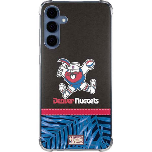 NBA Denver Nuggets Retro Palms Galaxy A55 5G Clear Case