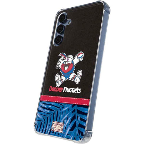 NBA Denver Nuggets Retro Palms Galaxy A55 5G Clear Case