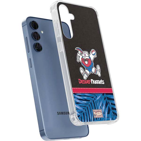 NBA Denver Nuggets Retro Palms Galaxy A55 5G Clear Case