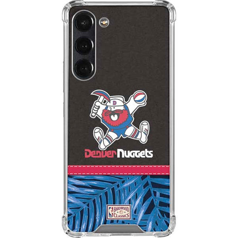 NBA Denver Nuggets Retro Palms Galaxy S24 FE Clear Case