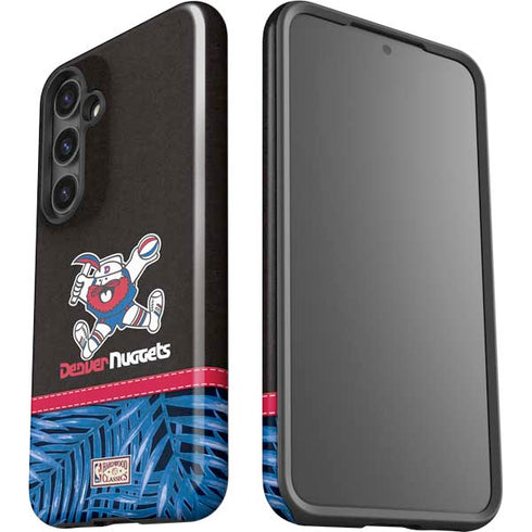 NBA Denver Nuggets Retro Palms Galaxy S25 Impact Case